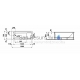 Bath Pro, 1600x700 mm, with panel, left side, white acrylic