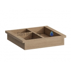 Stalčių organizatorius Boutique, 275x250x55 mm, tamsus ąžuolas