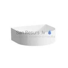 Praustuvas Sonar, 410x365 mm, h=130 mm, balta SaphirKeramik