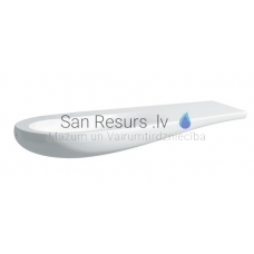 Умывальник Alessi One, 900x500 mm, чаша слева, без отверстия для  смесителя, белый LCC