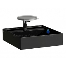 Умывальник Kartell, 460x280 mm, черный SaphirKeramik