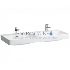 Praustuvas Pro S, 1200x460 mm, dviguba, balta