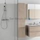 Aukšta spintelė Pro A, 350x335 mm, h=1650 mm, 1D, dešinioji pusė, white