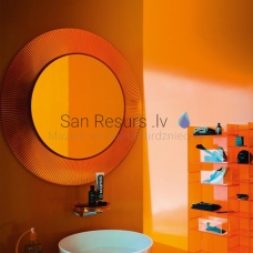 Veidrodis Kartell, d = 780 mm, oranžinis