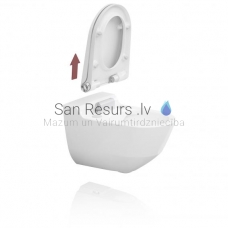 Унитаз Cleanet Riva Rimless, подвесной, 395x600 мм, с функцией биде, белый LCC