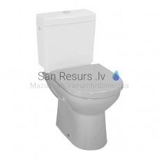 WC Pro, 360x670 mm, horizontalus išėjimas, baltas