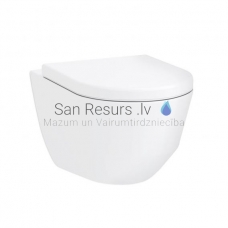 Унитаз Pro Rimless, подвесной, 360x530 мм, белый