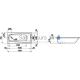 Bath Moderna Plus, 1700x750 mm, white steel