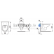 WC Pro Rimless, wall-hung, 360x530 mm, white