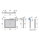 Veidrodis Frame 25, 900 mm, h = 700 mm