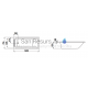 Bath Pro, 1700x750 mm, built-in, white acrylic