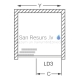 Roltechnik душевые двери SANIPRO LINE LD3 Белый + Полистирол 180x95
