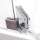 Roltechnik душевой уголок ELEGANT NEO GR2N бриллиант + прозрачное стекло 201x 90x90