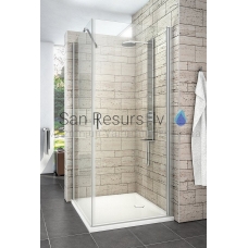 Roltechnik dušas siena LIMAYA LINE LYSW1S brilliants + caurspīdīgs stikls 195x 80
