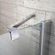 Roltechnik dušas kabīne-stūris LIMAYA LINE LYR4 brilliants + caurspīdīgs stikls 195x 90x 90