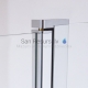 Roltechnik dušas kabīne-stūris LIMAYA LINE LYR4 brilliants + caurspīdīgs stikls 195x 90x 90