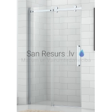 Roltechnik bīdāmas dušas durvis SANIPRO LINE OBZD2 brilliants + caurspīdīgs stikls 195x120